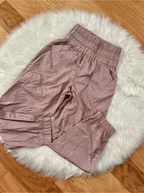 FP Movement by Free People Mauve The Way Home High Rise Jogger Pants Size Small
